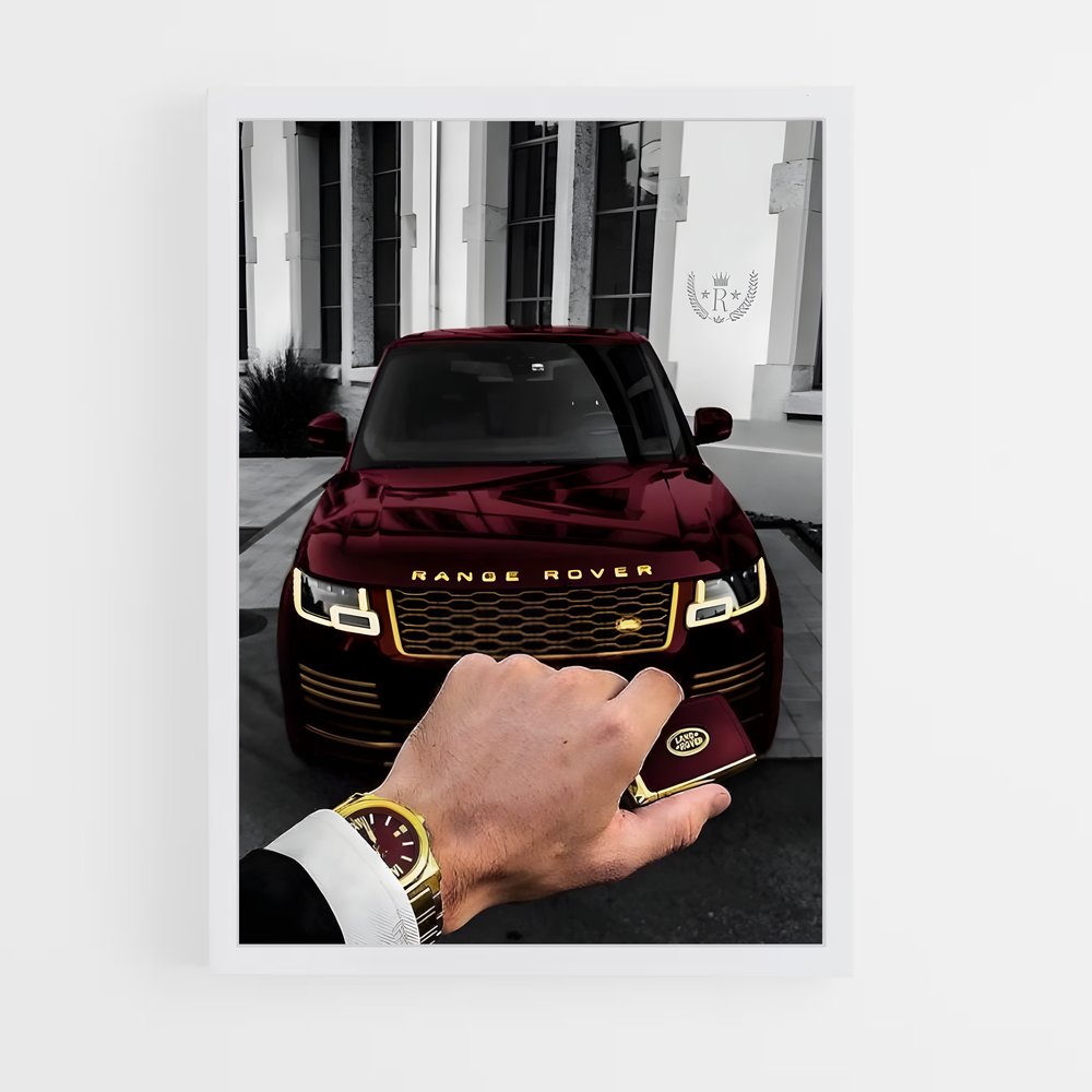 Poster Clé de la Maison – affiche Land Rover (vue 3)